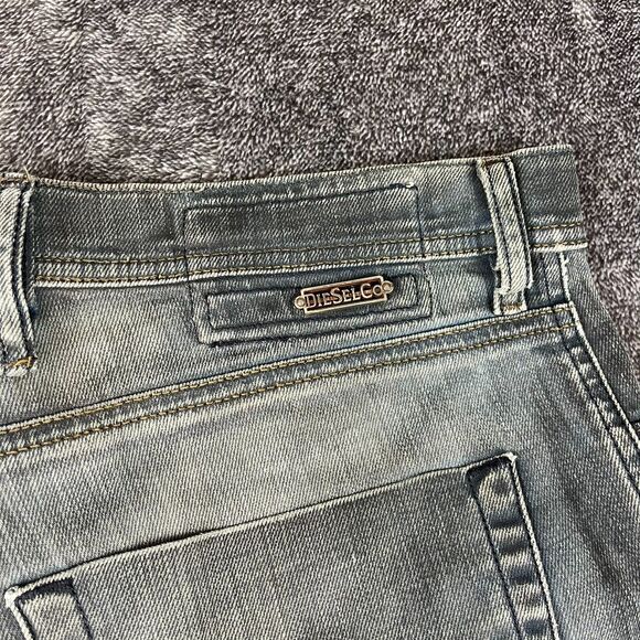 Diesel Slim-Carrot Tepphar Denim Distressed Jeans Men's 31X32(31X30) 0886A - Picture 15 of 16